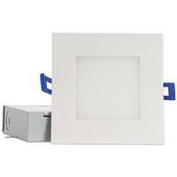 Sunlite 4" 12 watt 120 volt CCT Selectable White Square LED Recessed Downlight