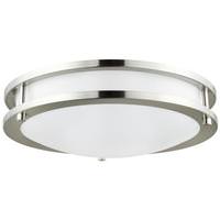 Sunlite 12" 15 watt 120 volt CCT Selectable Brushed Nickel LED Ceiling Fixture