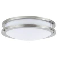 Sunlite 14" 21 watt 120 volt CCT Selectable Brushed Nickel LED Ceiling Fixture