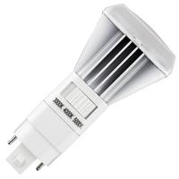 Sunlite 8 watt 120/277 volt PLV 2-Pin Base CCT Selectable LED Light Bulb
