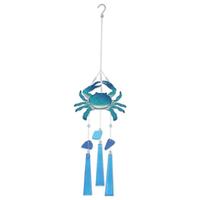 Sunset Vista Designs 19" Blue Crab Wind Chime