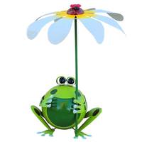 Sunset Vista Designs 18" Frog Daisy Porch Sitter
