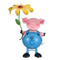 Sunset Vista Designs 16" Pig with Flower Porch Sitter