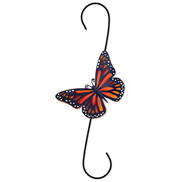 17.9" Orange Monarch Butterfly S-Hook