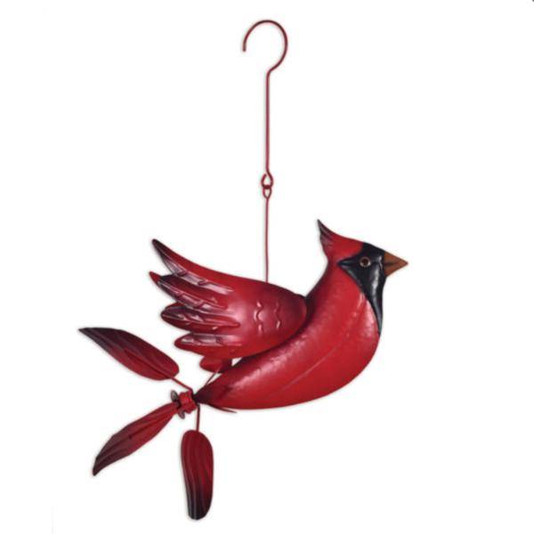 15" Cardinal Hanging Spinner