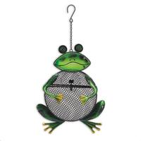 Sunset Vista Designs 12" Green Frog Bird Feeder
