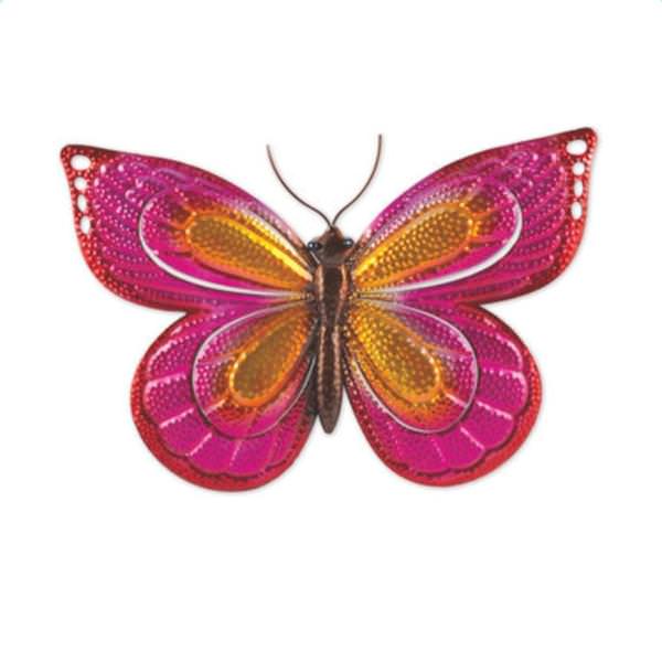 20" Pink Butterfly Wall Décor 
