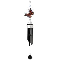 Sunset Vista Designs 32" Orange Butterfly Wind Chime