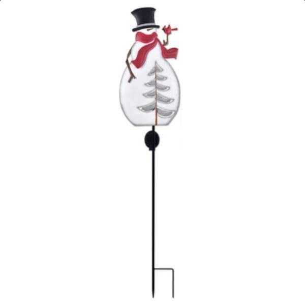 42" Snowman Solar Stake