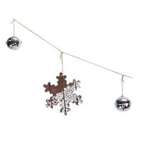 Sunset Vista Designs 72" Rustic Snowflake Garland
