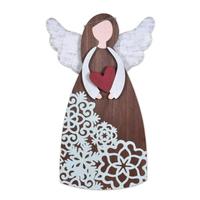 Sunset Vista Designs 25" Rustic Angel Porch Sitter