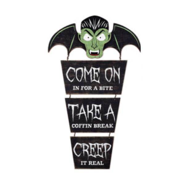 23" Dracula  Halloween Wall Decor 
