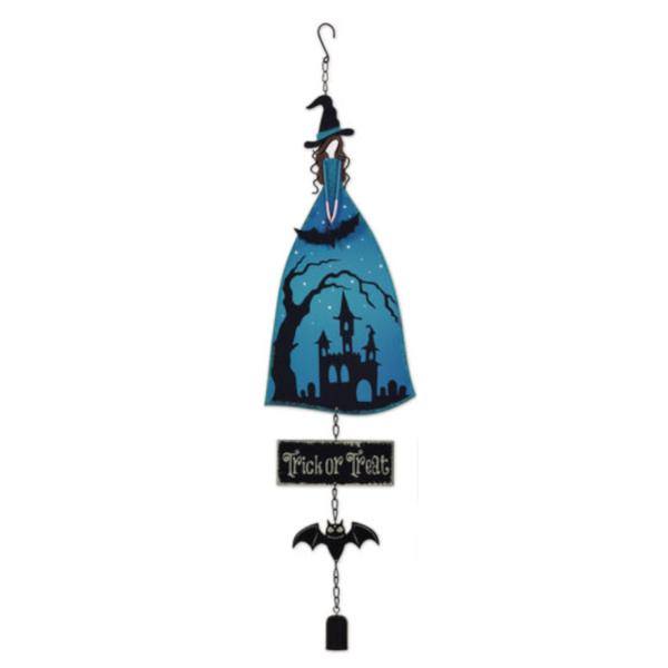 31" Blue Witch Halloween Dangler 