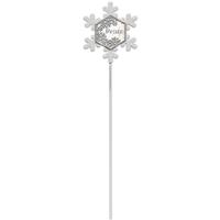 Sunset Vista Designs 18" Peace Snowflake Lawn Pick