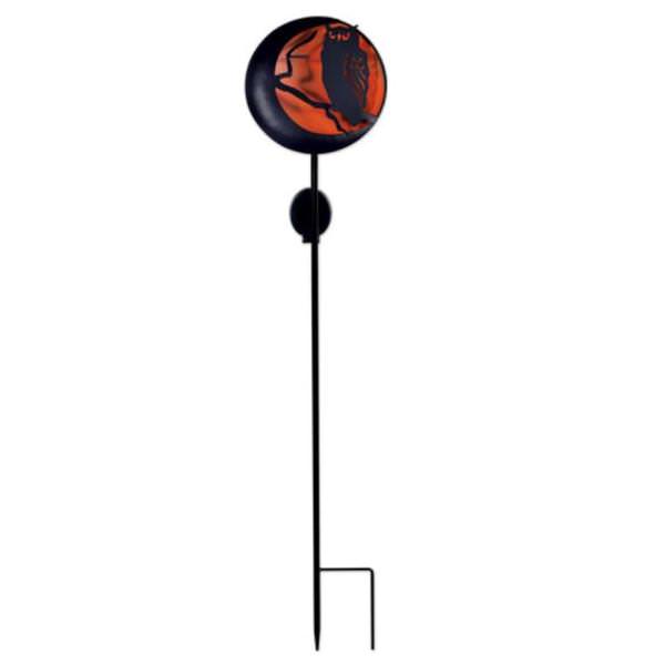 42" Black / Orange Owl Fall Solar Stake