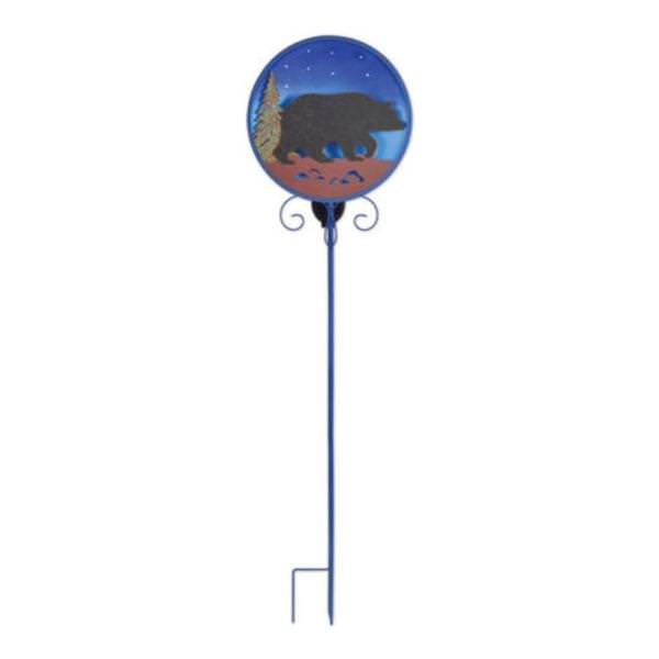 41" Blue Bear - Solar Lawn Stake