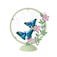 Sunset Vista Designs 12" Blue Butterfly LED Tabletop Light 