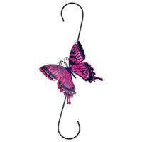 Sunset Vista Designs 17.8" Pink Butterfly S-Hook