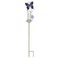 Sunset Vista Designs 46" Purple Butterfly Rain Gauge