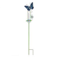 Sunset Vista Designs 46" Blue Butterfly Rain Gauge