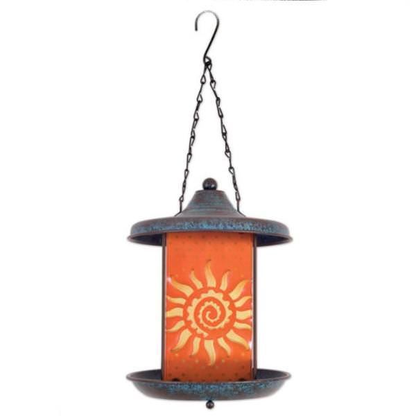 19" Orange Sun Birdfeeder 
