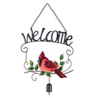 Sunset Vista Designs 21" Cardinal Hanging Welcome Sign