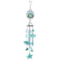 Sunset Vista Designs 36" Blue Coastal Turtle Wind Chimes