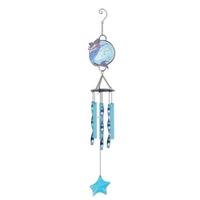 Sunset Vista Designs 36" Blue Coastal Mermaid Wind Chimes