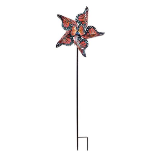 43" Monarch Butterfly Star Wind Spinner 