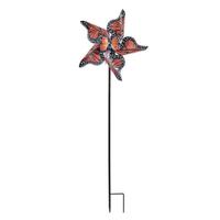 Sunset Vista Designs 43" Monarch Butterfly Star Wind Spinner 