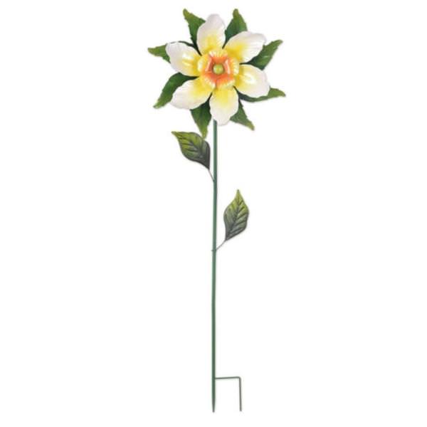 49" Yellow Flower Star Wind Spinner 