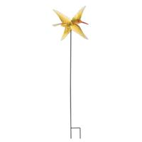 Sunset Vista Designs 39" Yellow Hummingbird Wind Spinner