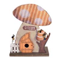 Sunset Vista Designs 12" Yellow Mushroom Birdhouse