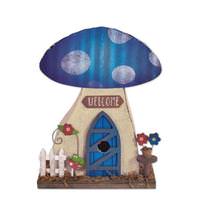 Sunset Vista Designs 12" Teal Mushroom Birdhouse