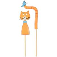 Sunset Vista Designs 16.5" Peekaboo Cat Lawn Stake