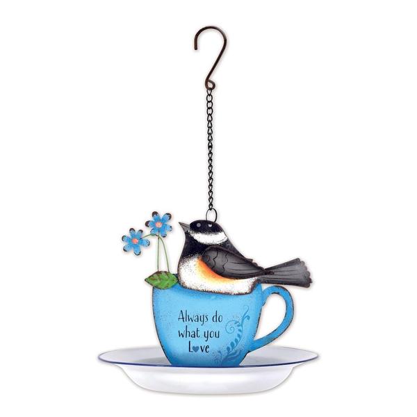 13.5" Chickadee Cup and Saucer