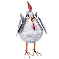 Sunset Vista Designs 16" White Marshmallow Chicken Tabletop