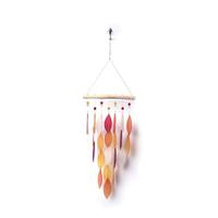 Sunset Vista Designs 24.5" Diamond Tequila Sunrise Sea Glass Wind Chime