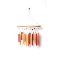 Sunset Vista Designs 19" Recto Tequila Sunrise Sea Glass Wind Chime