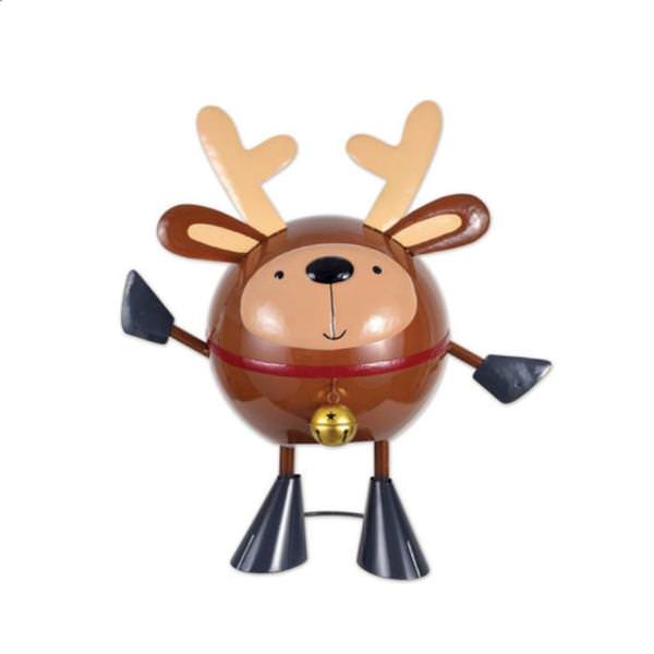 11" Brown Reindeer Porch Sitter