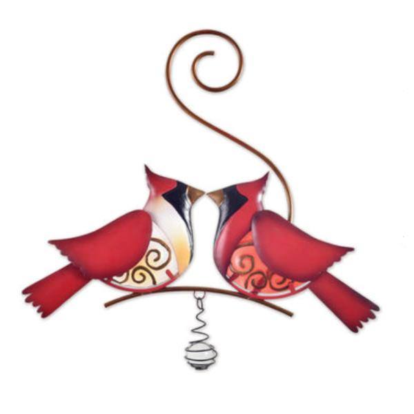 11.6" Glass Cardinals Bouncy