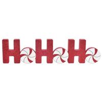 Sunset Vista Designs 20.5" Red Ho Ho Ho Tabletop Sign