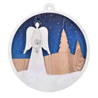 Sunset Vista Designs 13" Angel Wood Sign