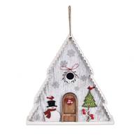 Sunset Vista Designs 11.8" White Tree Birdhouse Table Top