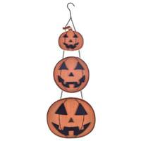 Sunset Vista Designs 25" Reversible Pumpkin Hanging Sign