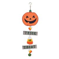 Sunset Vista Designs 17.3" Jack O Lantern Candy Corn Hanging Buddy