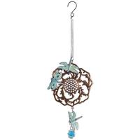 Sunset Vista Designs 15.3" Dragonfly with Rose Hanging Buddy