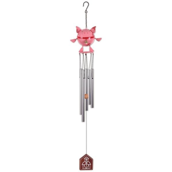 36" Pork Chop Pig Wind Chime