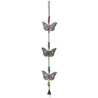 Sunset Vista Designs 24" Boho Butterfly Trio Decorative Bell