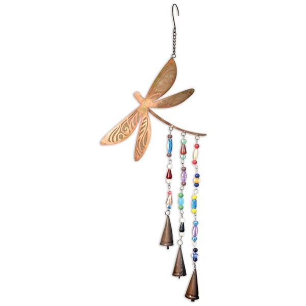 10.5" Verdigris Dragonfly Wind Chime